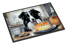 Load image into Gallery viewer, Border Collie Fall Kitchen Pumpkins Doormat -  18x27 Decorative Floor Mat – Indoor/Outdoor Rug