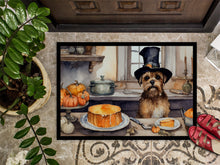 Load image into Gallery viewer, Border Terrier Fall Kitchen Pumpkins Doormat - 24x36 Decorative Floor Mat – Indoor/Outdoor Rug with Artistic Flair