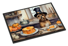 Load image into Gallery viewer, Border Terrier Fall Kitchen Pumpkins Doormat -  18x27 Decorative Floor Mat – Indoor/Outdoor Rug