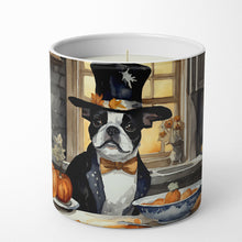 Load image into Gallery viewer, Boston Terrier Fall Kitchen Pumpkins Decorative Soy Candle