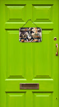 Load image into Gallery viewer, Boston Terrier Fall Kitchen Pumpkins Wall or Door Hanging Prints