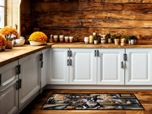 Load image into Gallery viewer, Boston Terrier Fall Kitchen Pumpkins Runner Mat 28x58