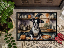 Load image into Gallery viewer, Boston Terrier Fall Kitchen Pumpkins Doormat - 24x36 Decorative Floor Mat – Indoor/Outdoor Rug with Artistic Flair