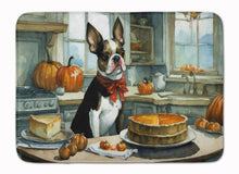 Load image into Gallery viewer, Boston Terrier Fall Kitchen Pumpkins Memory Foam Kitchen Mat