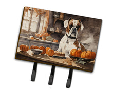 Load image into Gallery viewer, Boxer Fall Kitchen Pumpkins Leash or Key Holder