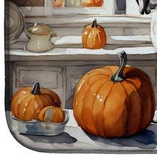 Load image into Gallery viewer, Boxer Fall Kitchen Pumpkins Dish Drying Mat