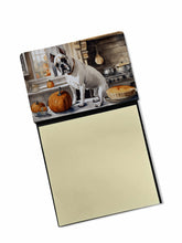 Load image into Gallery viewer, Boxer Fall Kitchen Pumpkins Sticky Note Holder- Refiilable Desk Accessory Note Pad