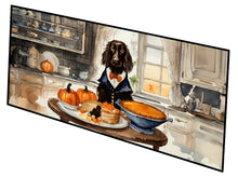 Load image into Gallery viewer, Boykin Spaniel Fall Kitchen Pumpkins Runner Mat 28x58
