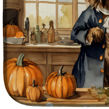 Load image into Gallery viewer, Briard Fall Kitchen Pumpkins Dish Drying Mat
