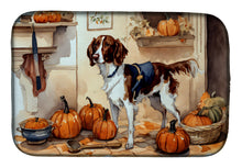 Load image into Gallery viewer, Brittany Fall Kitchen Pumpkins Dish Drying Mat