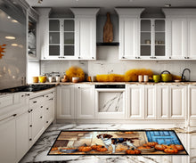 Load image into Gallery viewer, Brittany Fall Kitchen Pumpkins Runner Mat 28x58