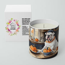 Load image into Gallery viewer, English Bulldog Fall Kitchen Pumpkins Decorative Soy Candle