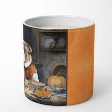 Load image into Gallery viewer, English Bulldog Fall Kitchen Pumpkins Decorative Soy Candle