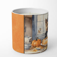 Load image into Gallery viewer, Cairn Terrier Fall Kitchen Pumpkins Decorative Soy Candle