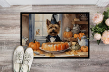 Load image into Gallery viewer, Cairn Terrier Fall Kitchen Pumpkins Doormat -  18x27 Decorative Floor Mat – Indoor/Outdoor Rug