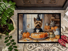 Load image into Gallery viewer, Cairn Terrier Fall Kitchen Pumpkins Doormat -  18x27 Decorative Floor Mat – Indoor/Outdoor Rug