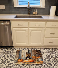 Load image into Gallery viewer, Cairn Terrier Fall Kitchen Pumpkins Memory Foam Kitchen Mat