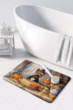 Load image into Gallery viewer, Cairn Terrier Fall Kitchen Pumpkins Memory Foam Kitchen Mat