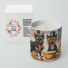 Load image into Gallery viewer, Cairn Terrier Fall Kitchen Pumpkins Decorative Soy Candle