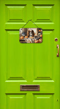 Load image into Gallery viewer, Cavalier Spaniel Fall Kitchen Pumpkins Wall or Door Hanging Prints