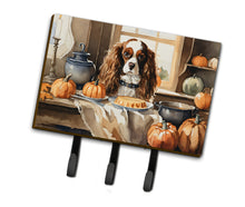 Load image into Gallery viewer, Cavalier Spaniel Fall Kitchen Pumpkins Leash or Key Holder