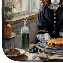 Load image into Gallery viewer, Cavalier Spaniel Fall Kitchen Pumpkins Dish Drying Mat