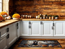 Load image into Gallery viewer, Cavalier Spaniel Fall Kitchen Pumpkins Runner Mat 28x58