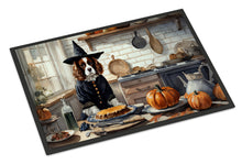 Load image into Gallery viewer, Cavalier Spaniel Fall Kitchen Pumpkins Doormat -  18x27 Decorative Floor Mat – Indoor/Outdoor Rug