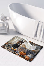 Load image into Gallery viewer, Cavalier Spaniel Fall Kitchen Pumpkins Memory Foam Kitchen Mat