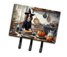 Load image into Gallery viewer, Cavalier Spaniel Fall Kitchen Pumpkins Leash or Key Holder