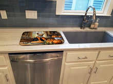 Load image into Gallery viewer, Chihuahua Fall Kitchen Pumpkins Dish Drying Mat