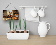 Load image into Gallery viewer, Chihuahua Fall Kitchen Pumpkins Wall or Door Hanging Prints