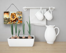 Load image into Gallery viewer, Chow Chow Fall Kitchen Pumpkins Wall or Door Hanging Prints