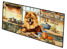 Load image into Gallery viewer, Chow Chow Fall Kitchen Pumpkins Runner Mat 28x58