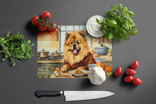 Load image into Gallery viewer, Chow Chow Fall Kitchen Pumpkins Glass Cutting Boards – Durable, Decorative Kitchen Art Large