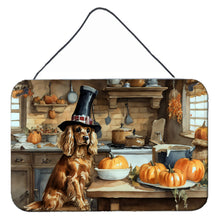 Load image into Gallery viewer, Cocker Spaniel Fall Kitchen Pumpkins Wall or Door Hanging Prints