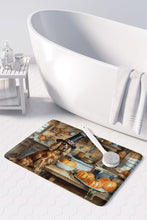 Load image into Gallery viewer, Cocker Spaniel Fall Kitchen Pumpkins Memory Foam Kitchen Mat