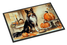 Load image into Gallery viewer, Collie Fall Kitchen Pumpkins Doormat - 24x36 Decorative Floor Mat – Indoor/Outdoor Rug with Artistic Flair