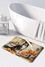 Load image into Gallery viewer, Collie Fall Kitchen Pumpkins Memory Foam Kitchen Mat