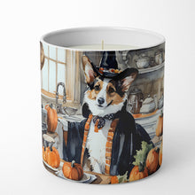 Load image into Gallery viewer, Corgi Fall Kitchen Pumpkins Decorative Soy Candle