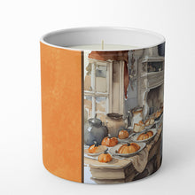 Load image into Gallery viewer, Corgi Fall Kitchen Pumpkins Decorative Soy Candle