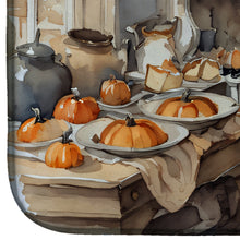 Load image into Gallery viewer, Corgi Fall Kitchen Pumpkins Dish Drying Mat
