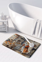 Load image into Gallery viewer, Corgi Fall Kitchen Pumpkins Memory Foam Kitchen Mat