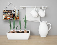 Load image into Gallery viewer, Coton De Tulear Fall Kitchen Pumpkins Wall or Door Hanging Prints