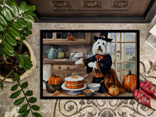 Load image into Gallery viewer, Coton De Tulear Fall Kitchen Pumpkins Doormat - 24x36 Decorative Floor Mat – Indoor/Outdoor Rug with Artistic Flair