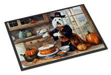 Load image into Gallery viewer, Coton De Tulear Fall Kitchen Pumpkins Doormat - 24x36 Decorative Floor Mat – Indoor/Outdoor Rug with Artistic Flair