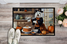 Load image into Gallery viewer, Coton De Tulear Fall Kitchen Pumpkins Doormat -  18x27 Decorative Floor Mat – Indoor/Outdoor Rug