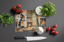 Load image into Gallery viewer, Dachshund Fall Kitchen Pumpkins Glass Cutting Boards – Durable, Decorative Kitchen Art Large