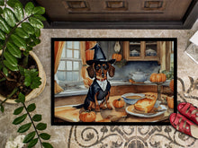 Load image into Gallery viewer, Dachshund Fall Kitchen Pumpkins Doormat -  18x27 Decorative Floor Mat – Indoor/Outdoor Rug