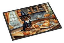 Load image into Gallery viewer, Dachshund Fall Kitchen Pumpkins Doormat -  18x27 Decorative Floor Mat – Indoor/Outdoor Rug